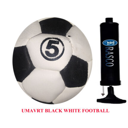 Joyful beautiful football with pump & pin